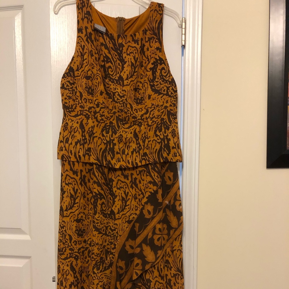 Chiffon lined maxi dress